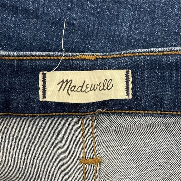 Madewell 10” High Rise Skinny Jeans Button Front Medium Hanna Wash Size 23 Women - Picture 12 of 12